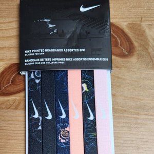 Nike Colorful Headbands 6 Pack NWT